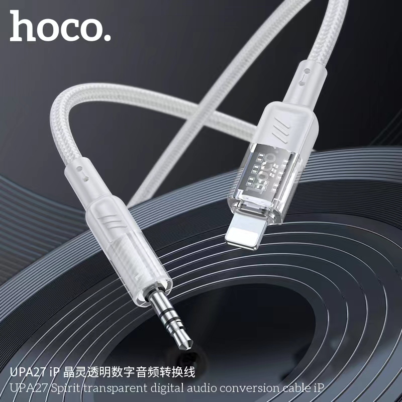 HOCO UPA27, สายเชื่อมต่อโทรศัพท์, AUX 3.5mm to Type C, AUX 3.5mm to iOS, AUX 3.5mm