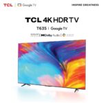 TCL ทีวี 75 นิ้ว LED 4K UHD Google Smart TV รุ่น 75P635